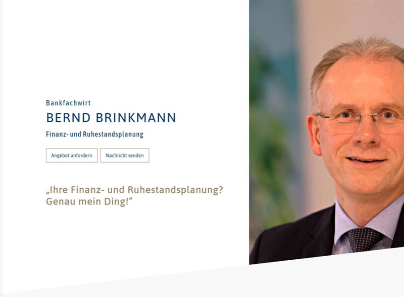 Bernd Brinkmann - Finanz- und Ruhestandsplanung