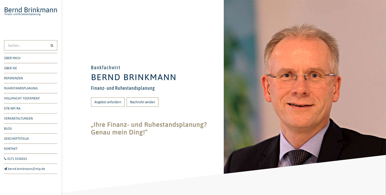 Bernd Brinkmann - Finanz- und Ruhestandsplanung