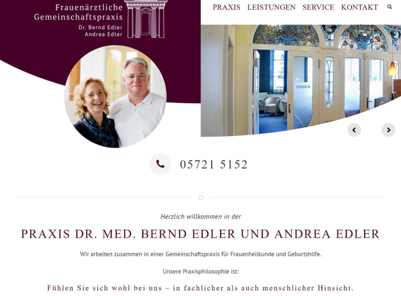 Praxis Dr. med. Bernd Edler und Andrea Edler - Frauenärzte in Stadthagen