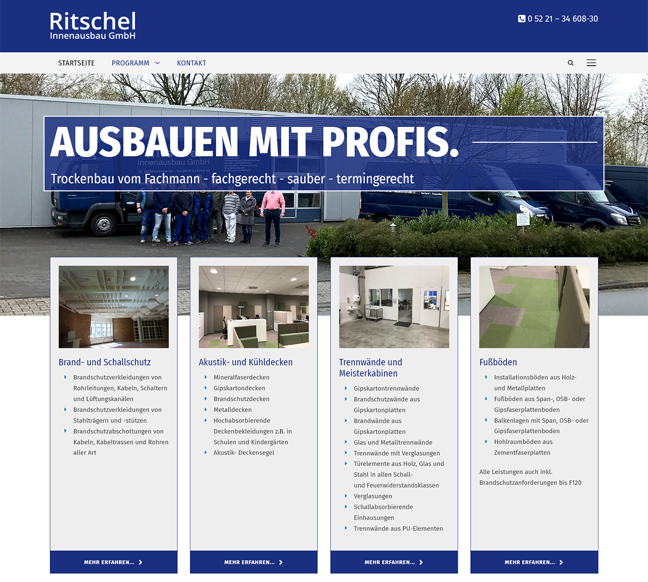 Ritschel Innenausbau GmbH Herford: Trockenausbau vom Fachmann