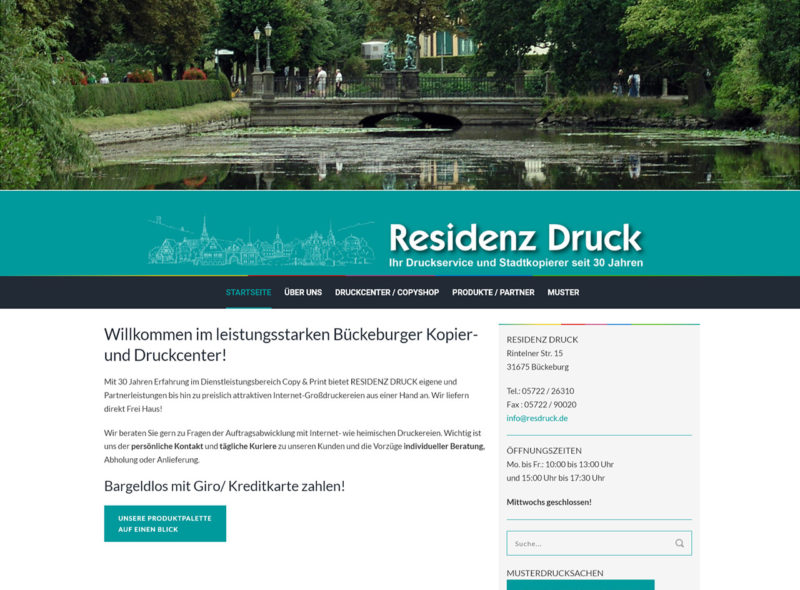 Residenz Druck - Ihr Druckservice und Stadtkopierer in Bückeburg