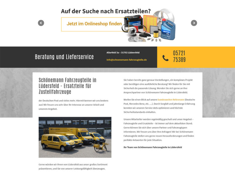 Schönemann Fahrzeugteile: Ersatzteile für Zustellfahrzeuge