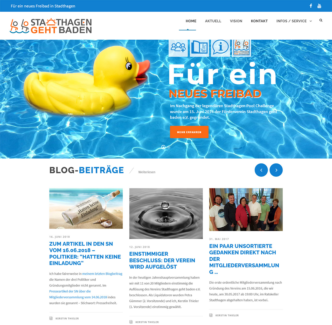 Stadthagen geht baden: Für ein neues Freibad in Stadthagen