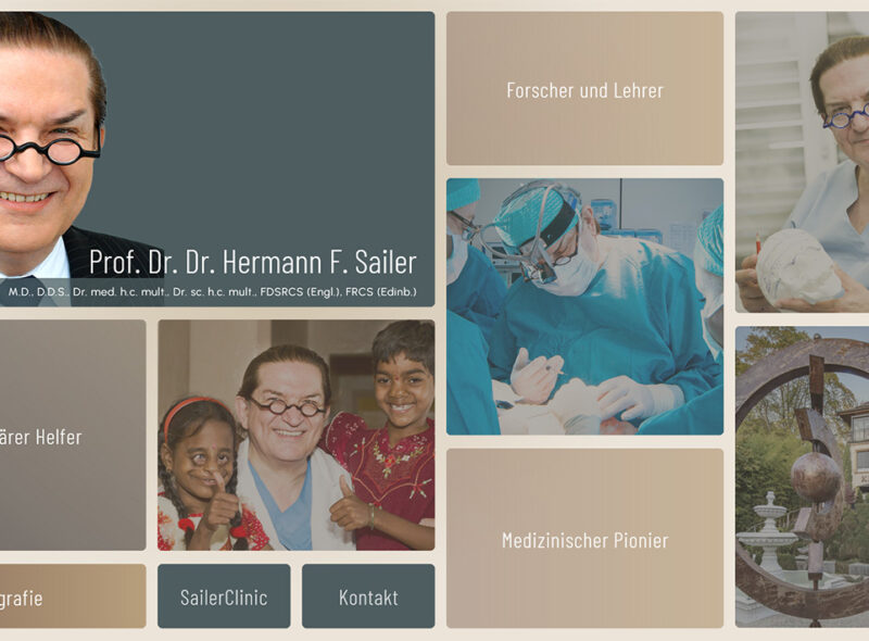 Ein Screenshot der Website https://professor-sailer.com