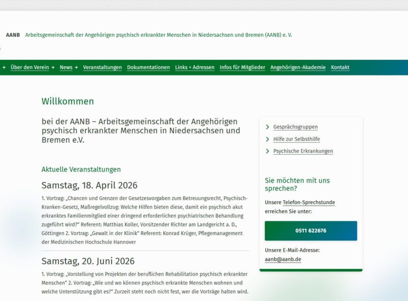 Ein Screenshot der Website https://aanb.de/